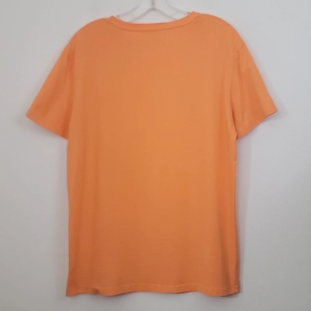 Ralph Lauren Polo Orange Short Sleeve Shirt Top M - Picture 9 of 12